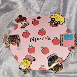 Piper K School Themed Hair Clips Brand New Gem Detailed TL M Lp